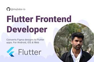 develop mobile app using flutter, firebase or custom backend