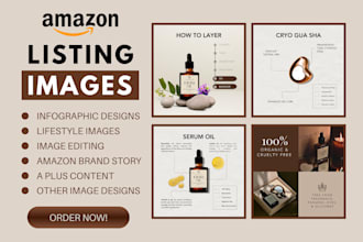 design amazon product listing images