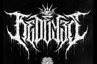 create unique black metal logo for your band