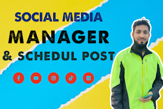 be manage and schedule your social media post