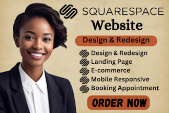 squarespace website design or squarespace website redesign
