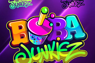 design unique carton fun logo