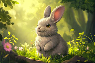 illustrate cin a cute cartoon style