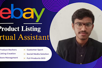 do ebay listing, product listing, ebay SEO, and professional ebay lister