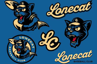 draw unique and highly attractive mascot logo design