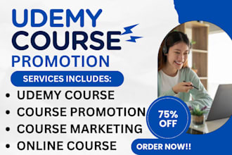 do udemy course promotion online course marketing thinkific course enrollment