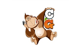 design donkey kong loves gorilla logo