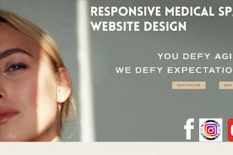 medical spa website, doctor, healthcare, botox wordpress website