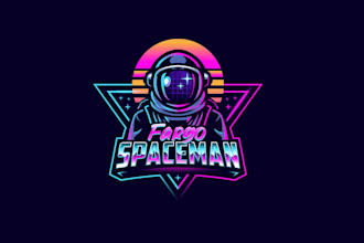 design unique fargo spaceman logo