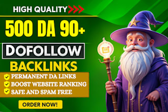 boost your website authority with high quality 500 DR 90 dofollow backlinks