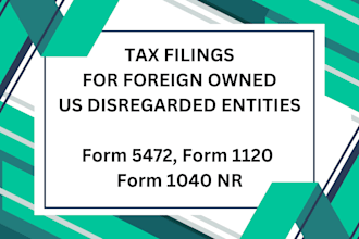 file form 5472, 1120 pro forma for foreign owned US de, boi