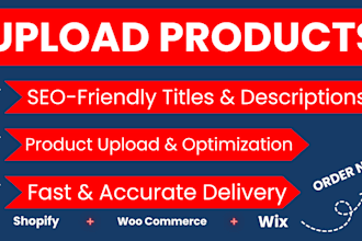 upload and add products to your shopify or woocommerce store fast