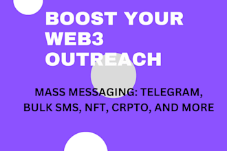 do telegram mass, bulk sms , mass dm ,bot sms, text sms, nft mass dm