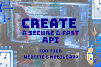 develop a restful express js API backend for web mobile and apps