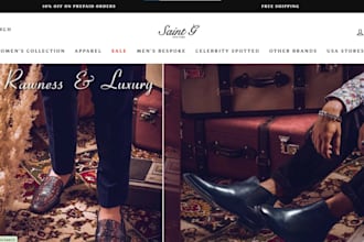 build  a converting shoemaker landing page cobbler website shoe maker website