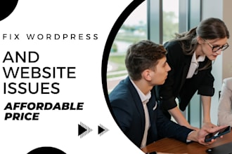 fix wordpress critical errors, php and frontend errors