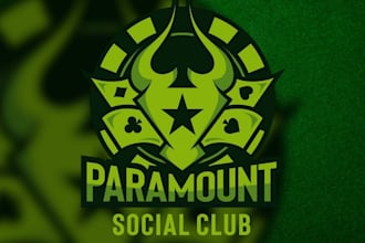 create a bold and modern nightclub and bar logo design