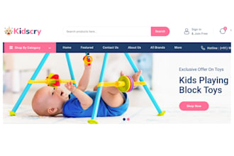 design unique kids toy store baby toy shopify store toy store kids toy website