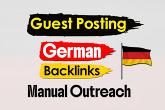 german SEO backlinks via guest posting manual outreach