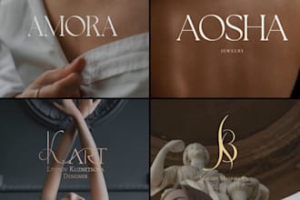 create a unique high quality logo for your jewelry store, shop
