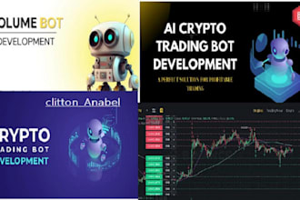 create automated solana market maker bot, solana volume bot, dexscreener bot