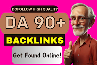 create da 90 backlinks for google rankings