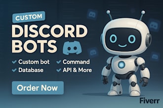 create a professional custom discord bot using python