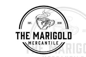 make surprising marigold mercantile logo