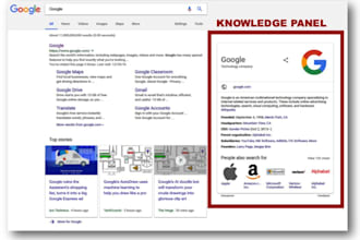 create an approve google knowledge panel for personal, brand or company