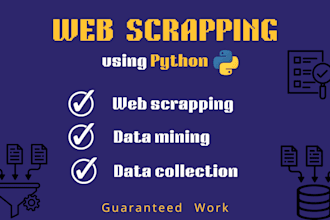do fast web scraping, data mining, and data collection