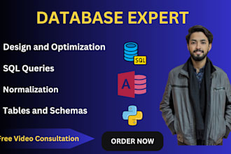 do database projects, sql queries and database design