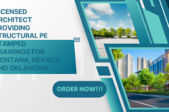 licensed architect, structural pe stamp to montana, nevada, oklahoma