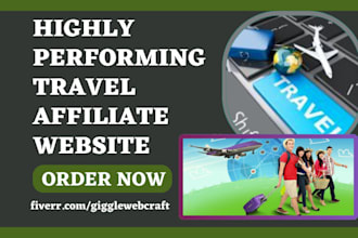 design travel affiliate passive income affiliate marketing travel agency website