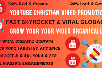 do best christian youtube video promotion using email marketing campaign