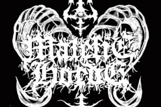 death metal, deathcore, metalcore logo, band