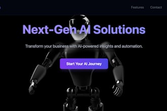 create a 3d animated branded webflow  website