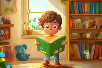 illustrate children comic cartoon art