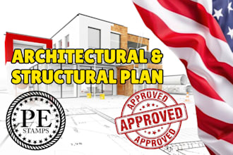 do ca, fl, ny, tx architectural plan, structural calculations, mep plan, revit