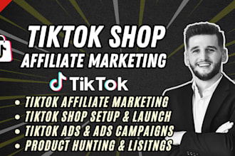 set up your tiktok shop and manage affiliate marketing for your products
