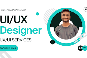 do ui UX design for mobile app and web using figma
