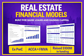 underwrite custom real estate financial model or real estate proforma