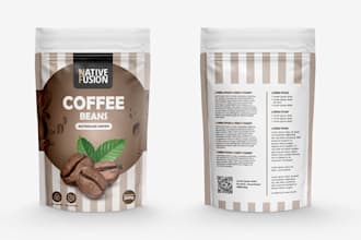 do product packaging box design and label design for amazon