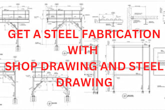 do steel detailing fabrication shop drawings with tekla and structural drawing