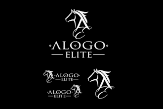 design high quality equestrian product sharp logo