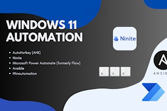 automate whole tasks of windows os