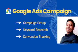 setup and manage your google ad, PPC campaign, GTM tracking