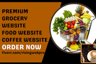design grocery website food website grocery ecommerce website coffee website