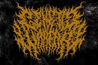 do a metal,hardcore,heavy metal, black metal band logo