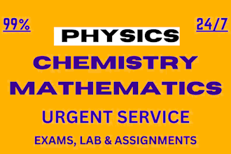 be your chemistry math physics statistics calculus linear algebra discrete tutor
