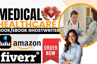 do ebook, article on medical and fitness, healthcare, medical resume, ppt slide